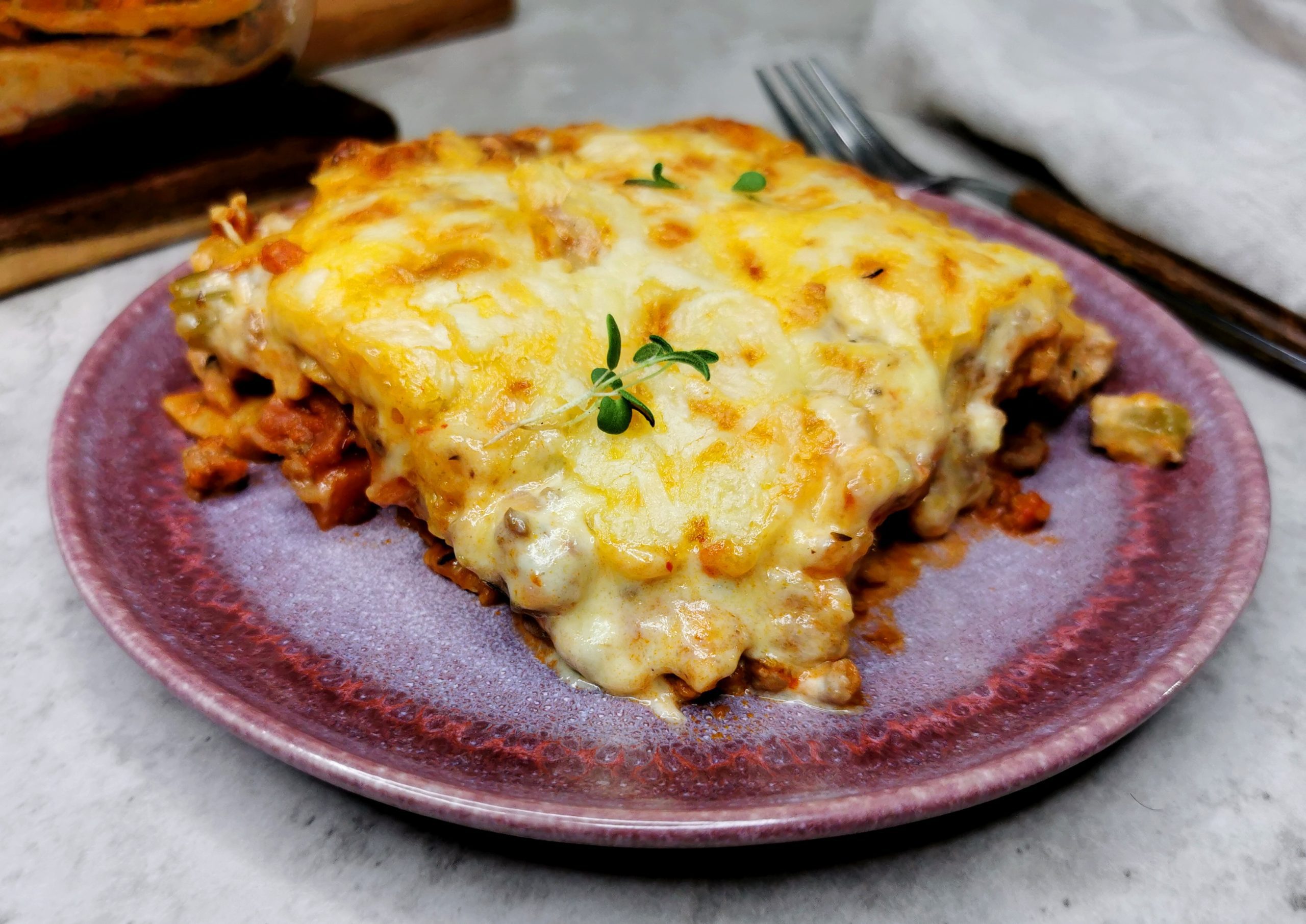 Lavkarbo lasagne