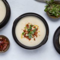 Lavkarbo blomkålsuppe