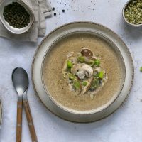 Lavkarbo kremet soppsuppe