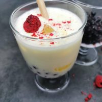 Lavkarbo vegansk bubble shake