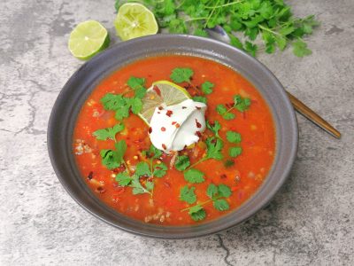 Lavkarbo tacosuppe