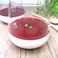 Lavkarbo panna cotta uten melkeprodukter