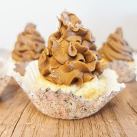 Lavkarbo nøttemuffins med sjokoladeganache