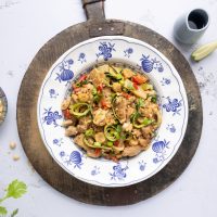 Lavkarbo pad thai kylling. Foto, Aina Sjo.