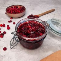 Lavkarbo tyttebærsyltetøy