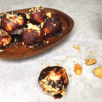 Lavkarbo sjokoladetrøfler med hvit sjokolade