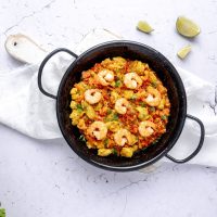 Lavkarbo paella. Foto, Aina Sjo.