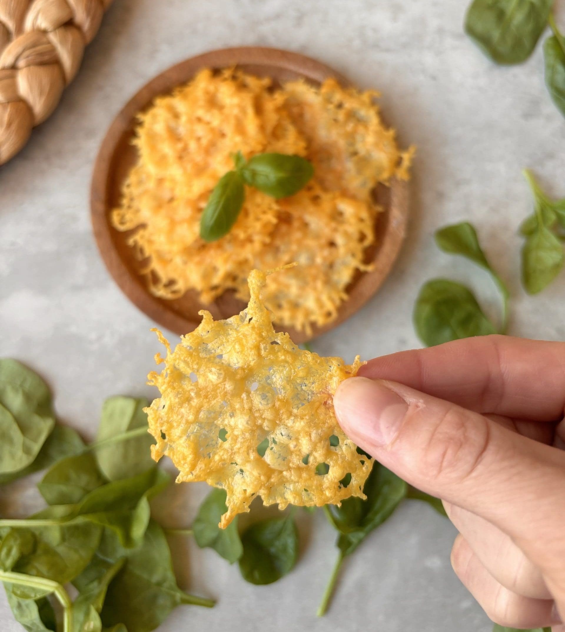 Lavkarbo parmesanchips. Foto, Marie Gundersen.