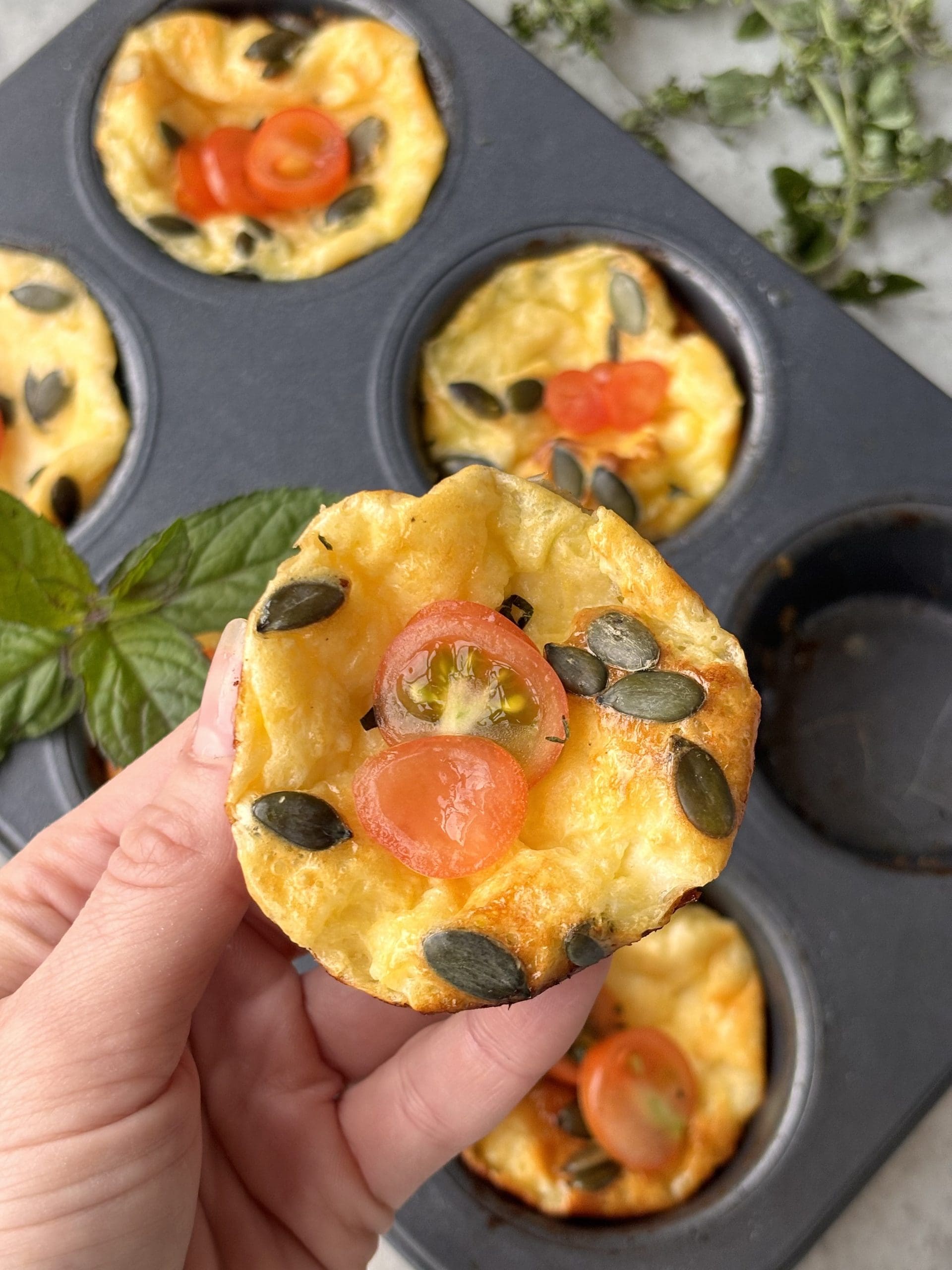 Lavkarbo frokostmuffins. Foto, Marie Gundersen.