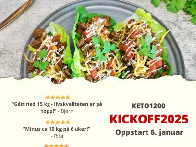 Keto1200 kickoff 2025 - Din vei til rask, trygg og varig vektnedgang