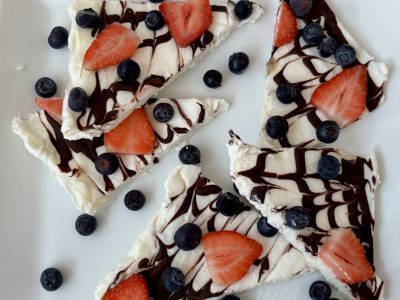 Lavkarbo yoghurtbark. Foto, Marie Gundersen