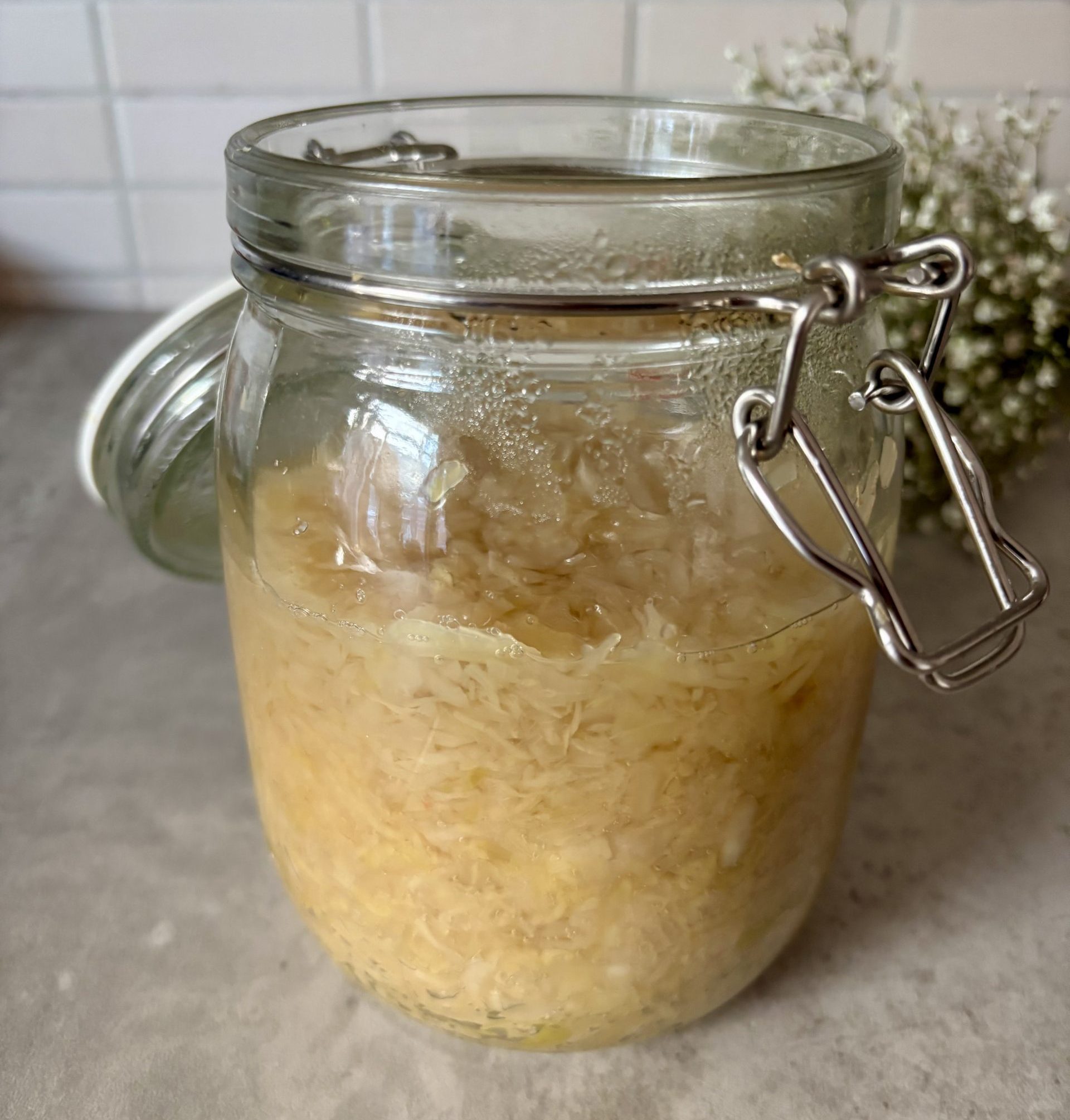 Fermentert surkål. Foto, Marie Gundersen.