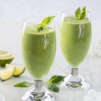 Lavkarbo grønn smoothie med spinat