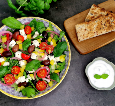 Lavkarbo gresk salatdressing